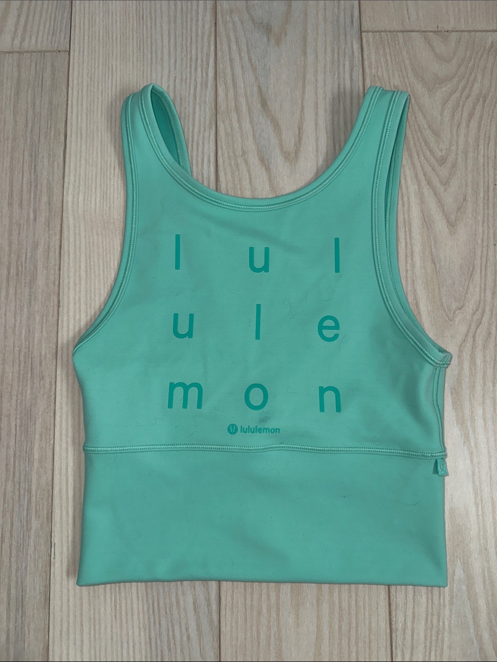 lululemon athletica Power Pivot Everlux Tank Top Wild Mint Size 2